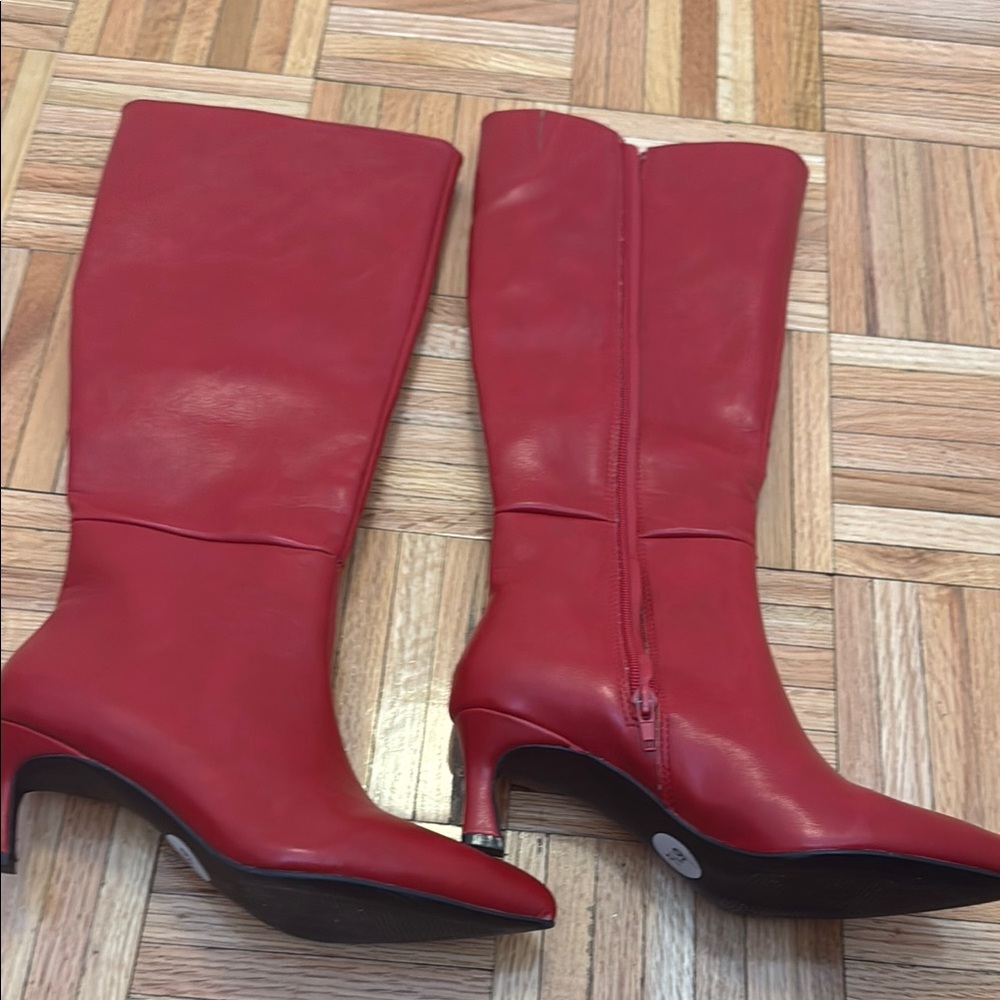 Elegant Red Women's Boots